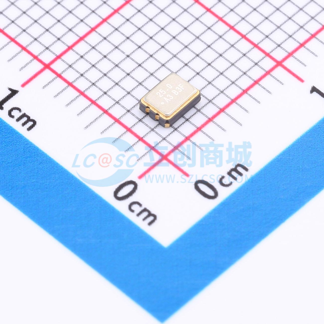 点击查看大图 ASE3-25.000MHZ-EK-T实物图