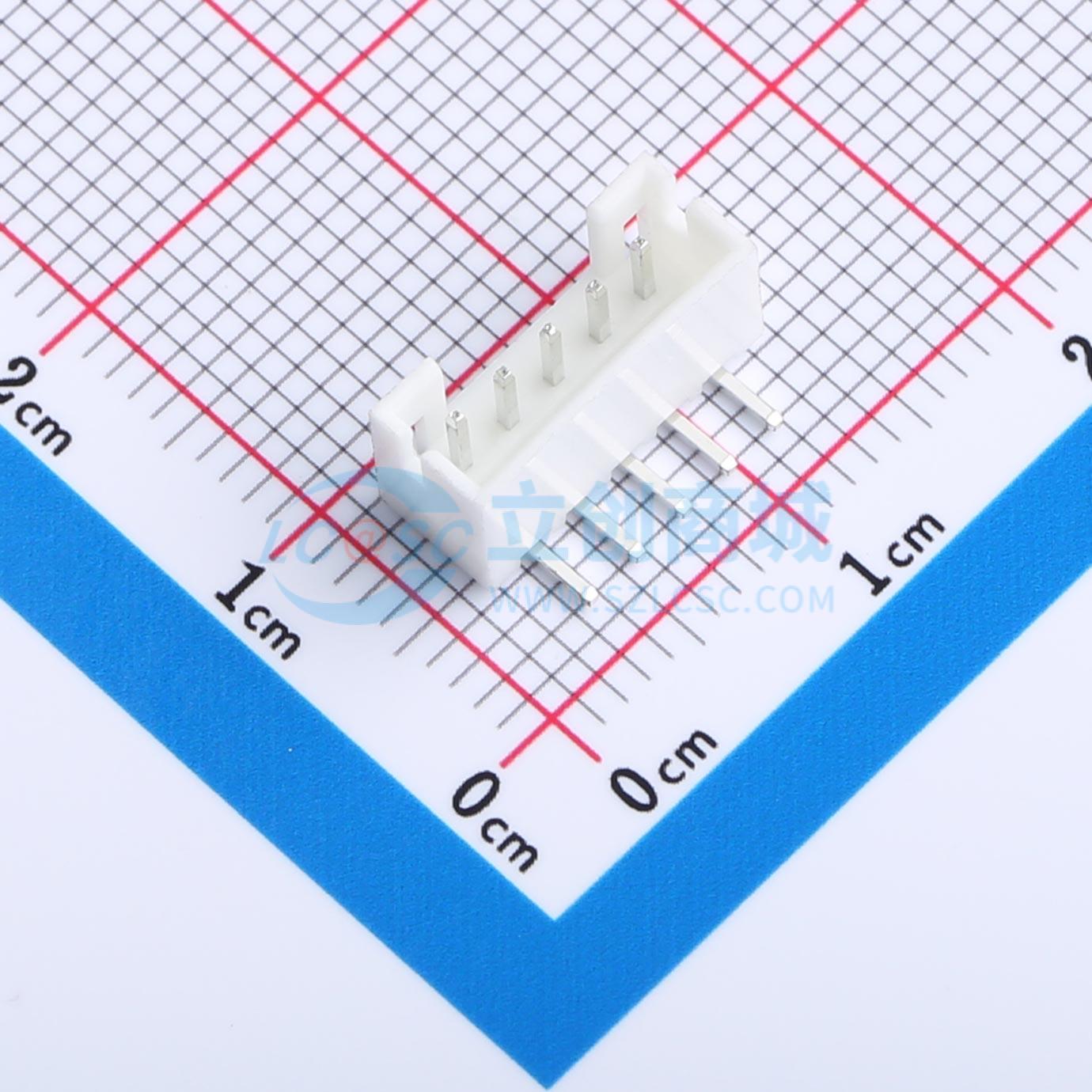 点击查看大图 HX 2.0mm-5P WZ实物图