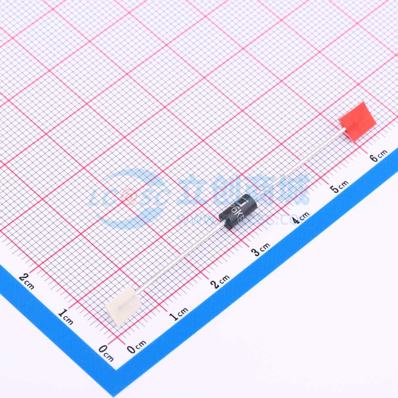 点击查看大图 P6KE30CA实物图