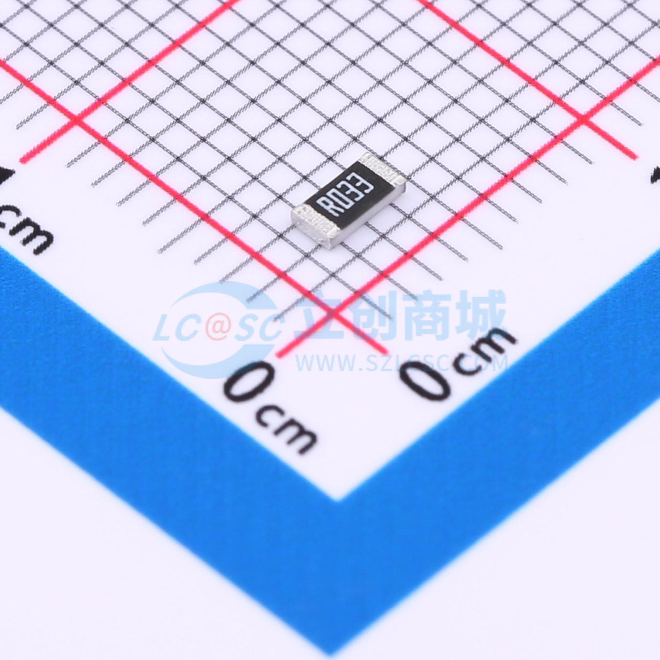 点击查看大图 FRL1206FR033TS实物图