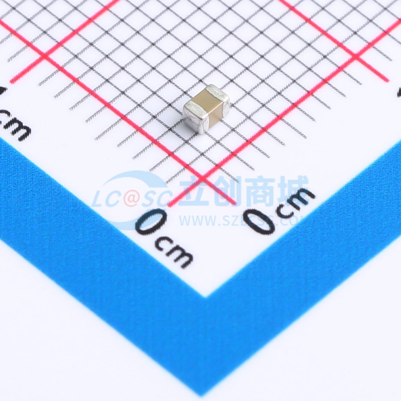点击查看大图 0805X106M250NT实物图