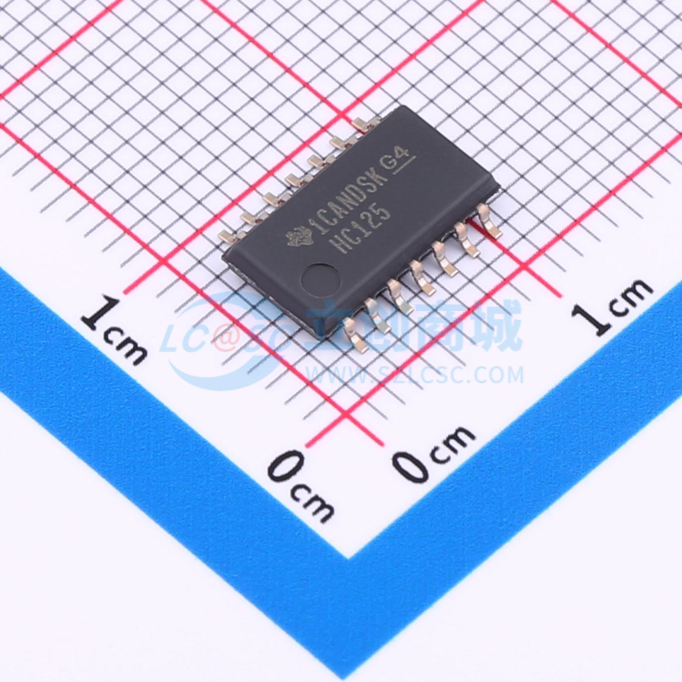 点击查看大图 SN74HC125NSR实物图