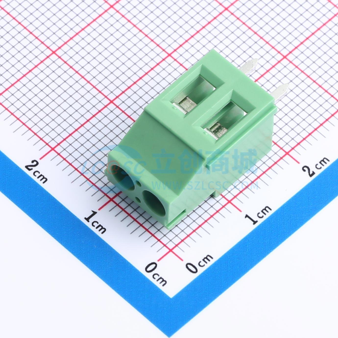 点击查看大图 DB130V-5.08-2P-GN-S实物图