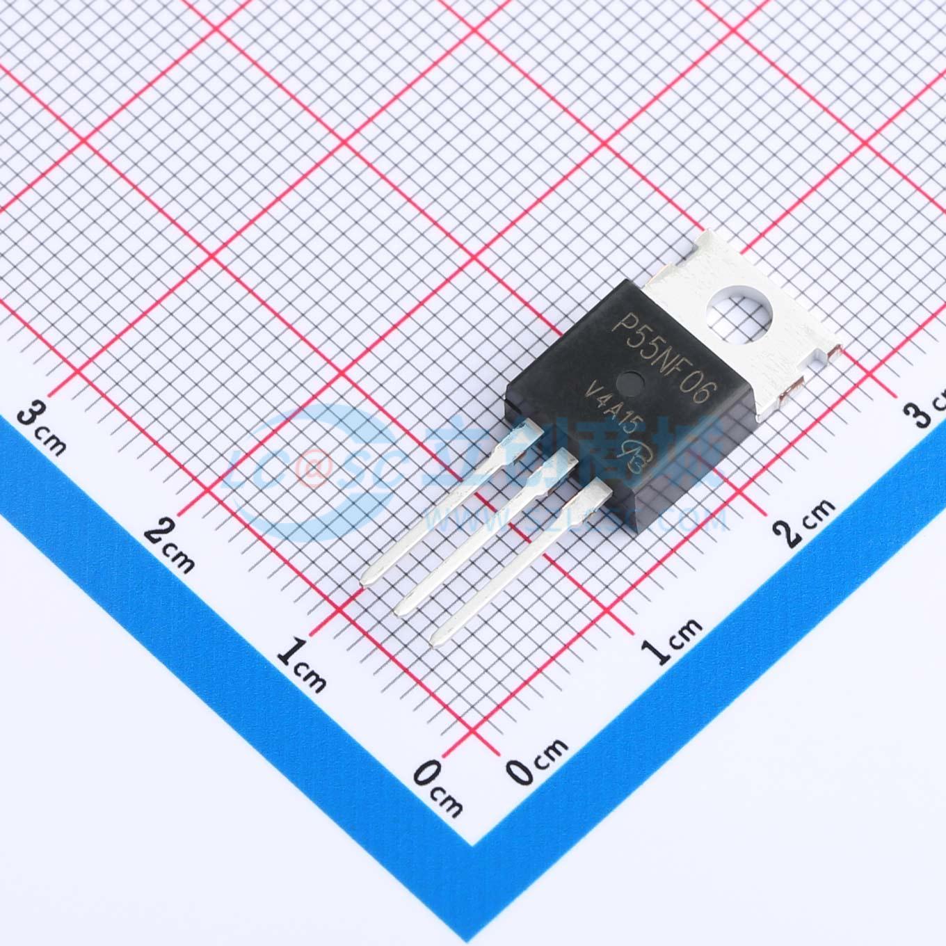 点击查看大图 STP55NF06-VB实物图