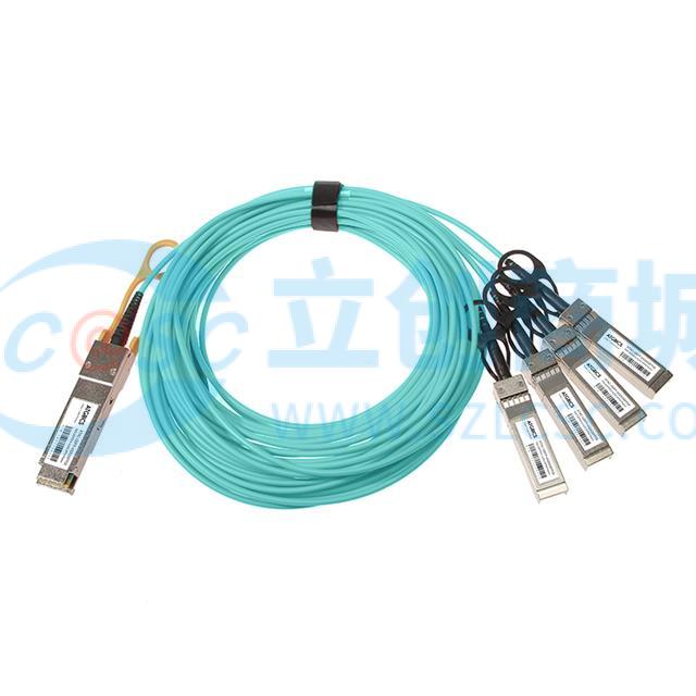 AOC-QSFP28-4SFP25G-25M-AT实物图