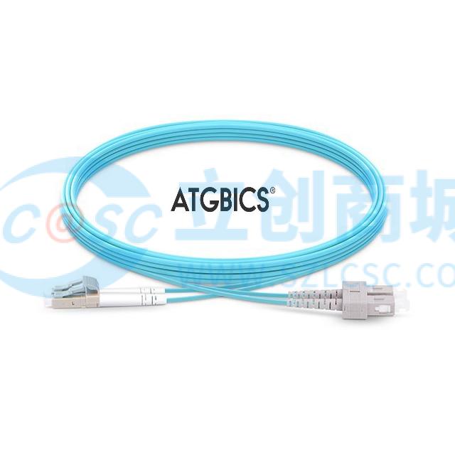 CAB-OM4-LC-SC-2M-D实物图