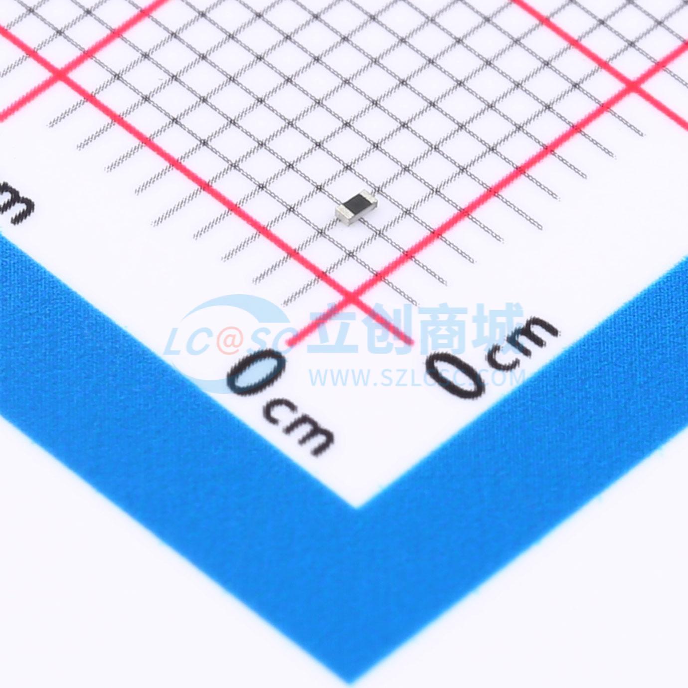 点击查看大图 WR04X1R0JTL实物图