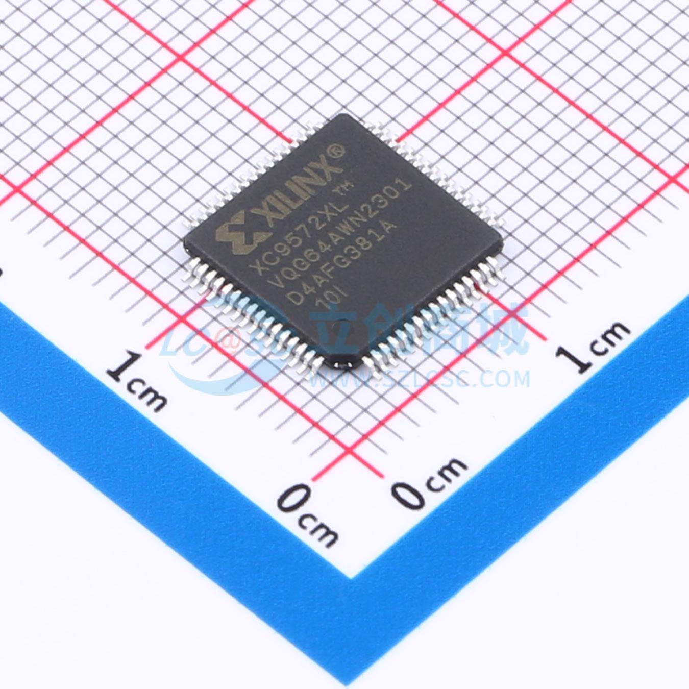 XC9572XL-10VQG64I实物图