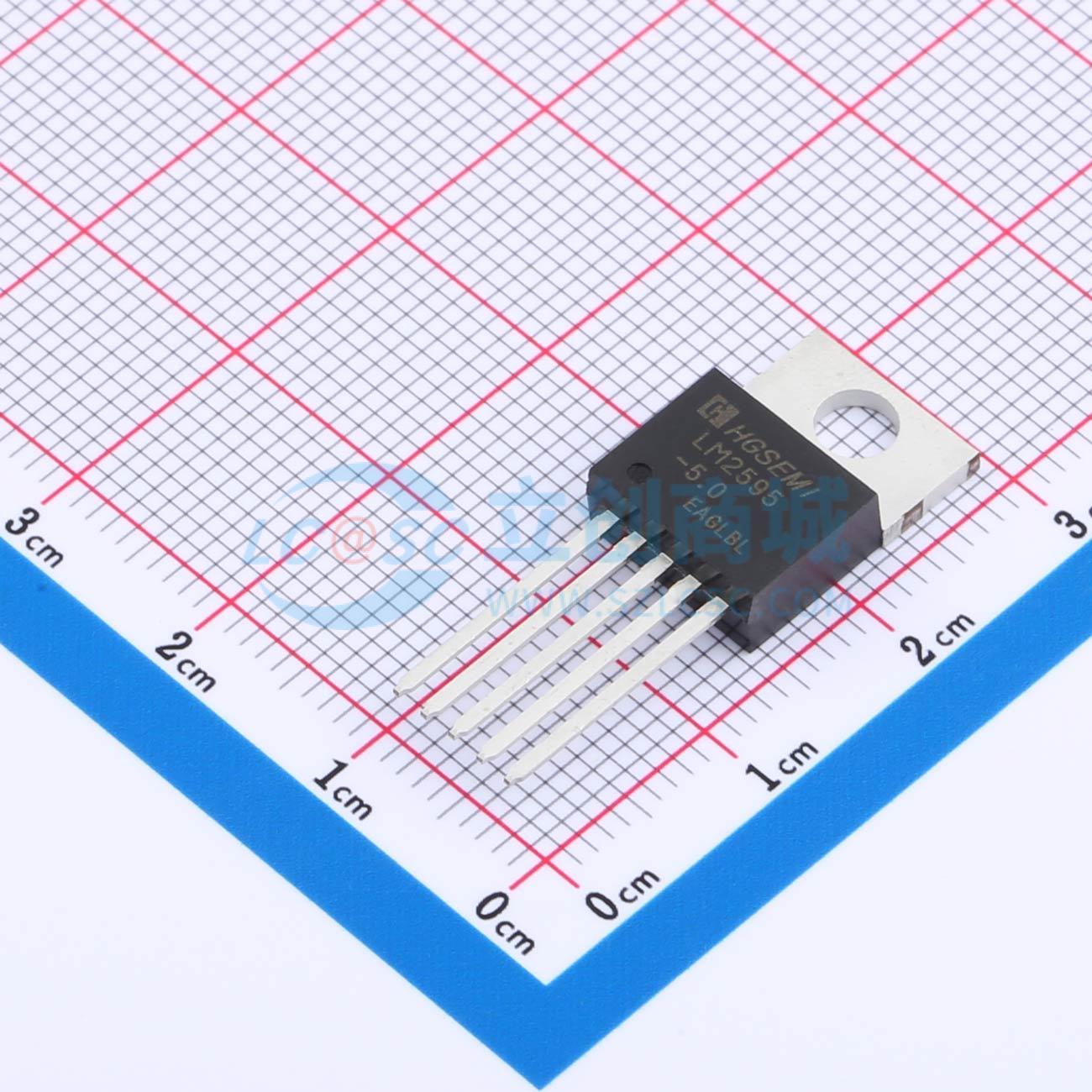 点击查看大图 LM2595T-5.0实物图