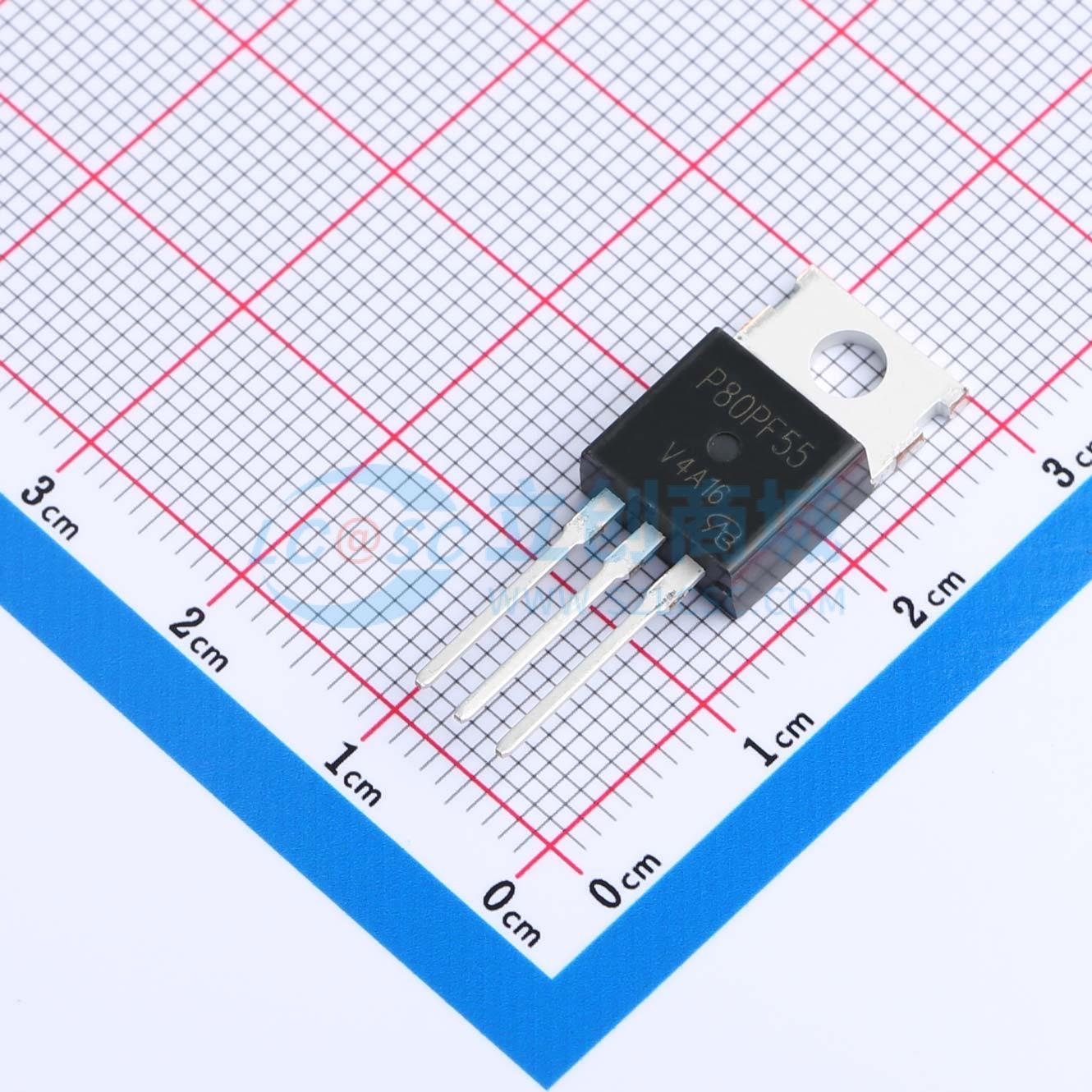 点击查看大图 STP80PF55-VB实物图
