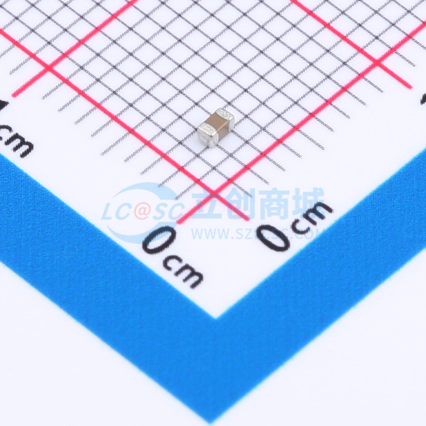 0603B474K250CT实物图