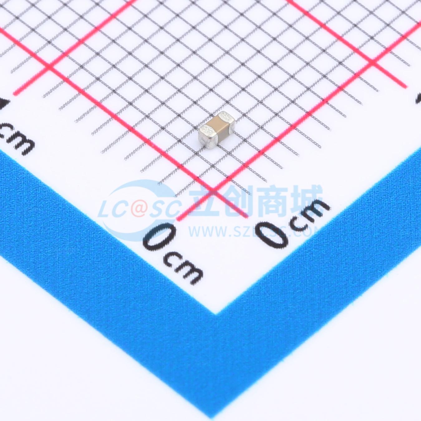 0603B104K101CT实物图