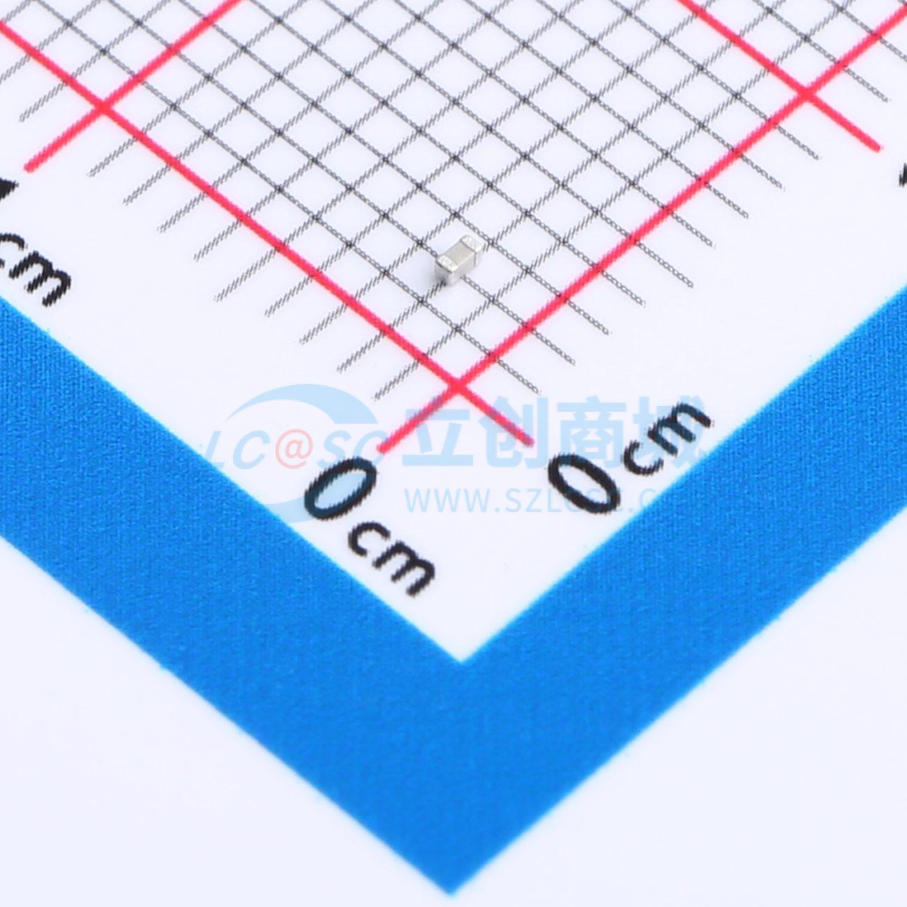 点击查看大图 0402N101J500CT实物图