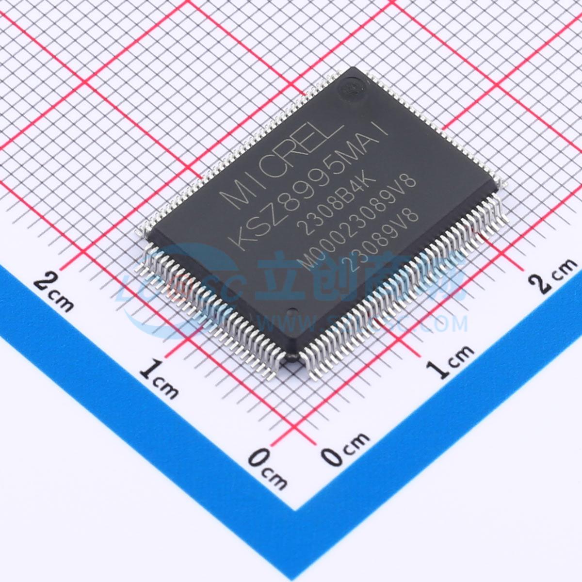 点击查看大图 KSZ8995MAI实物图