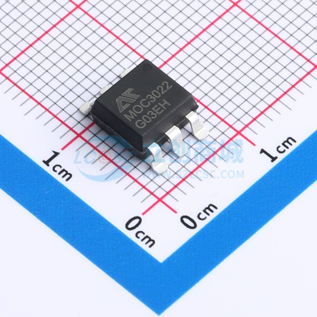 点击查看大图 MOC3022SM实物图