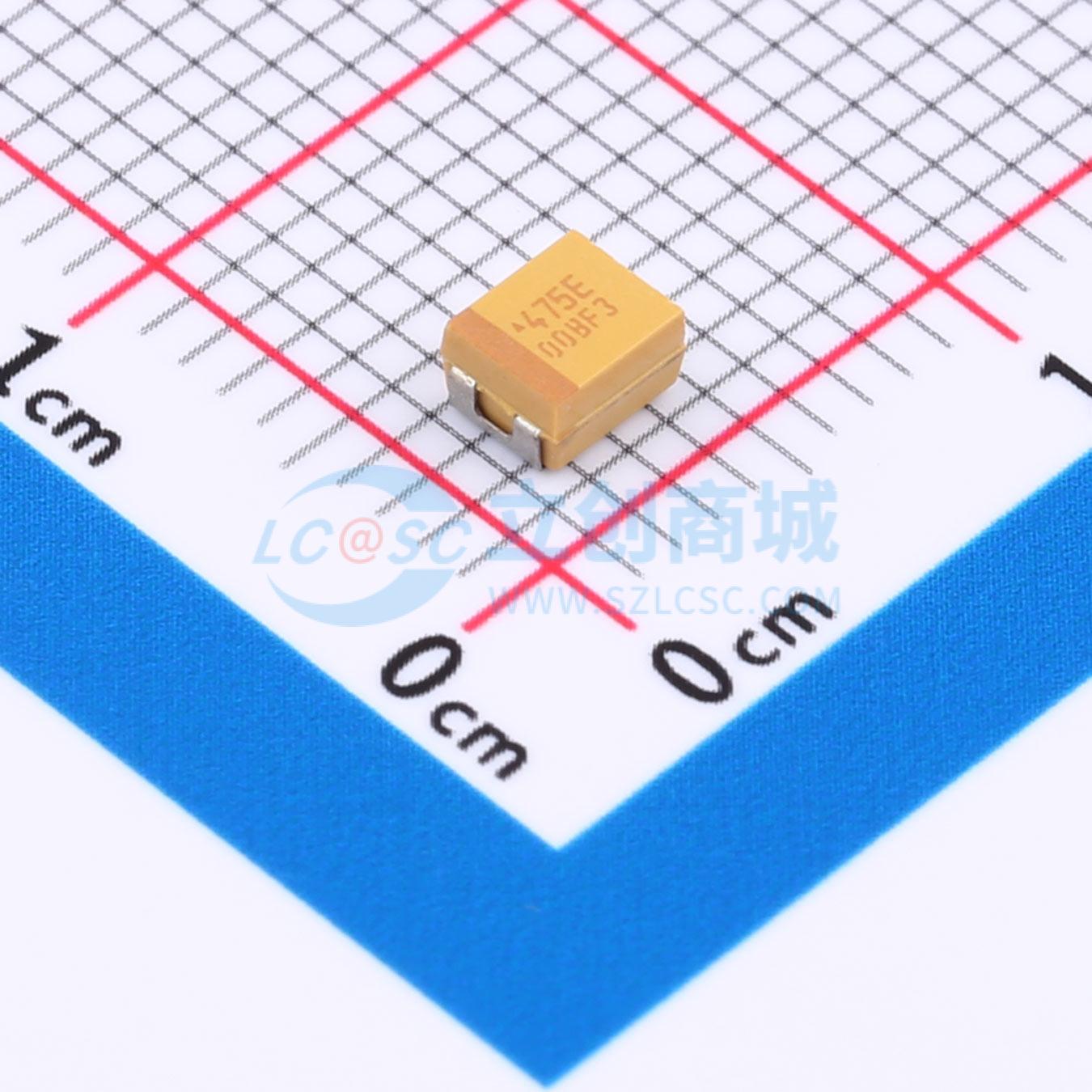 点击查看大图 TAJB475M025RNJ实物图