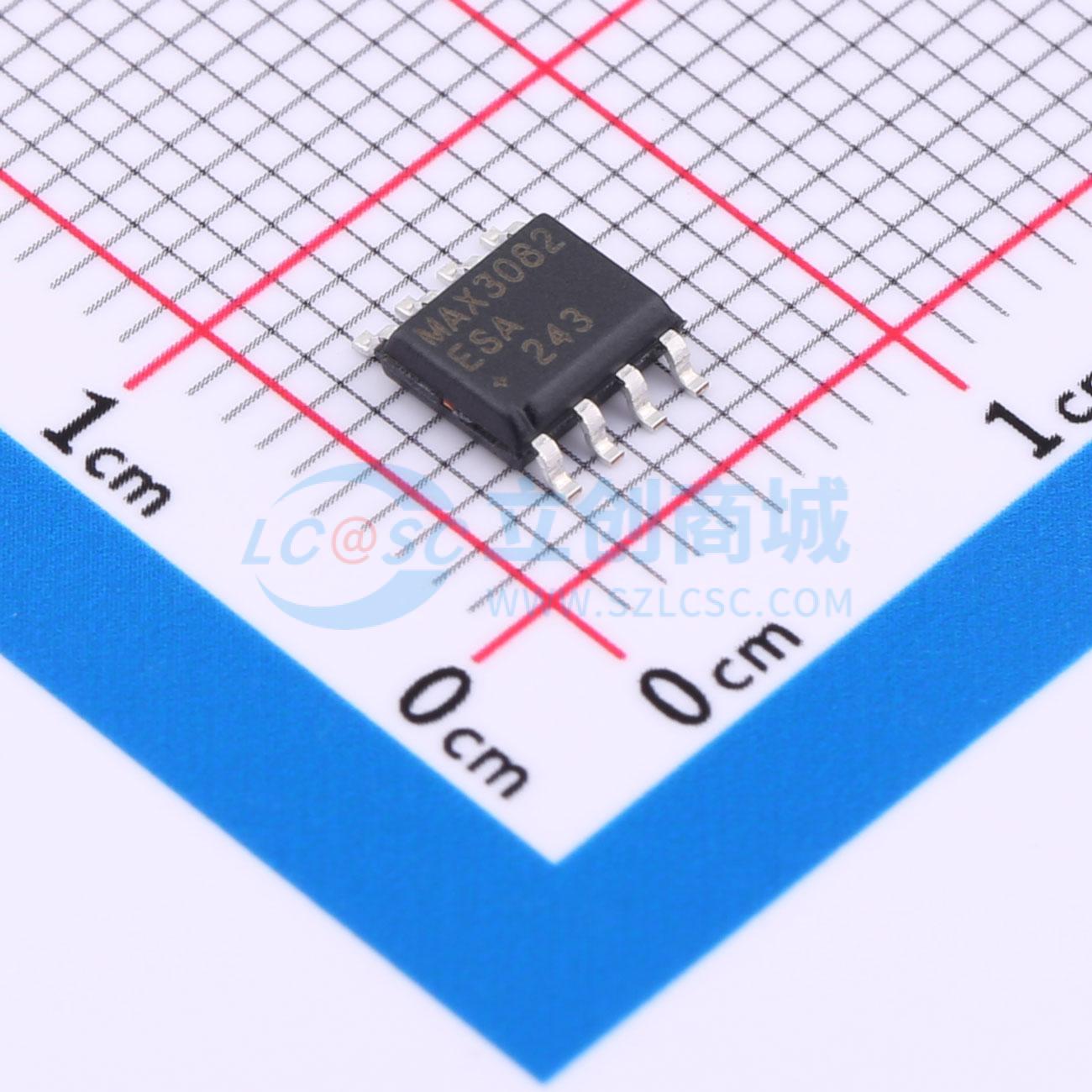 点击查看大图 MAX3082ESA+T实物图