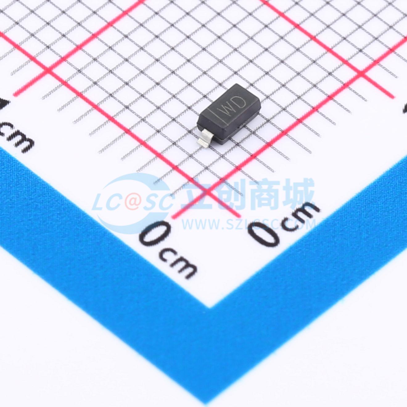 点击查看大图 BZT52C8V2实物图