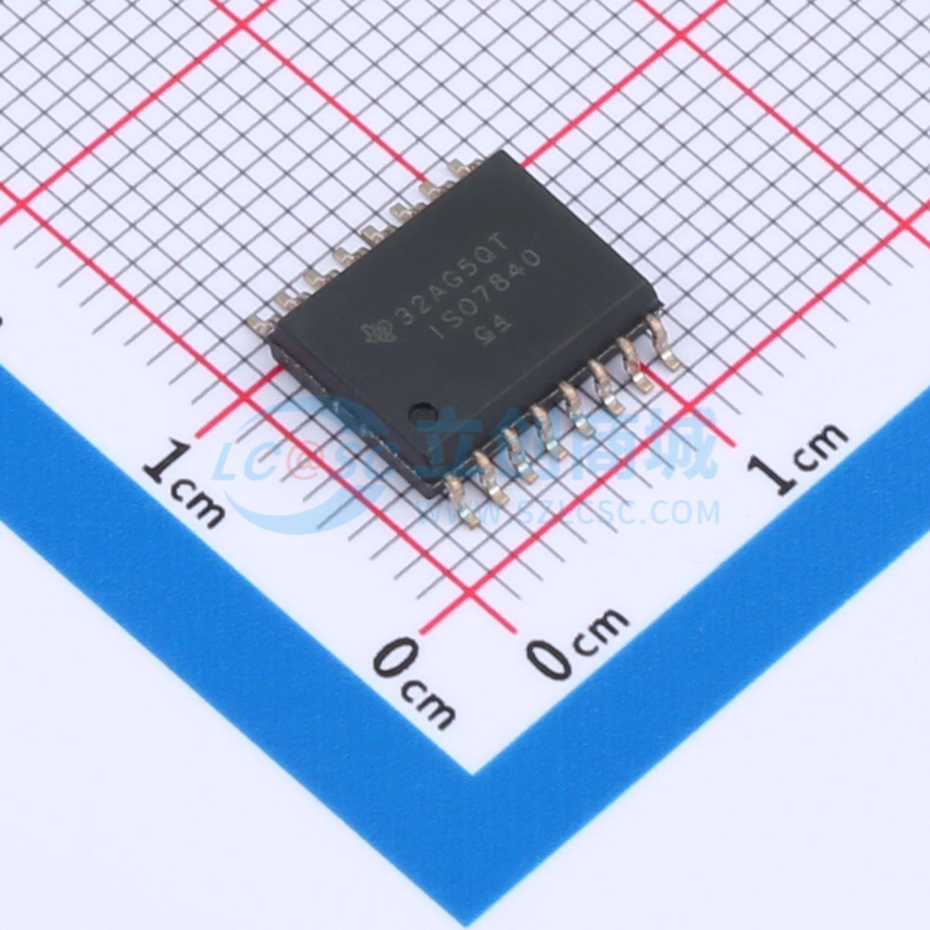 点击查看大图 ISO7840DWR实物图