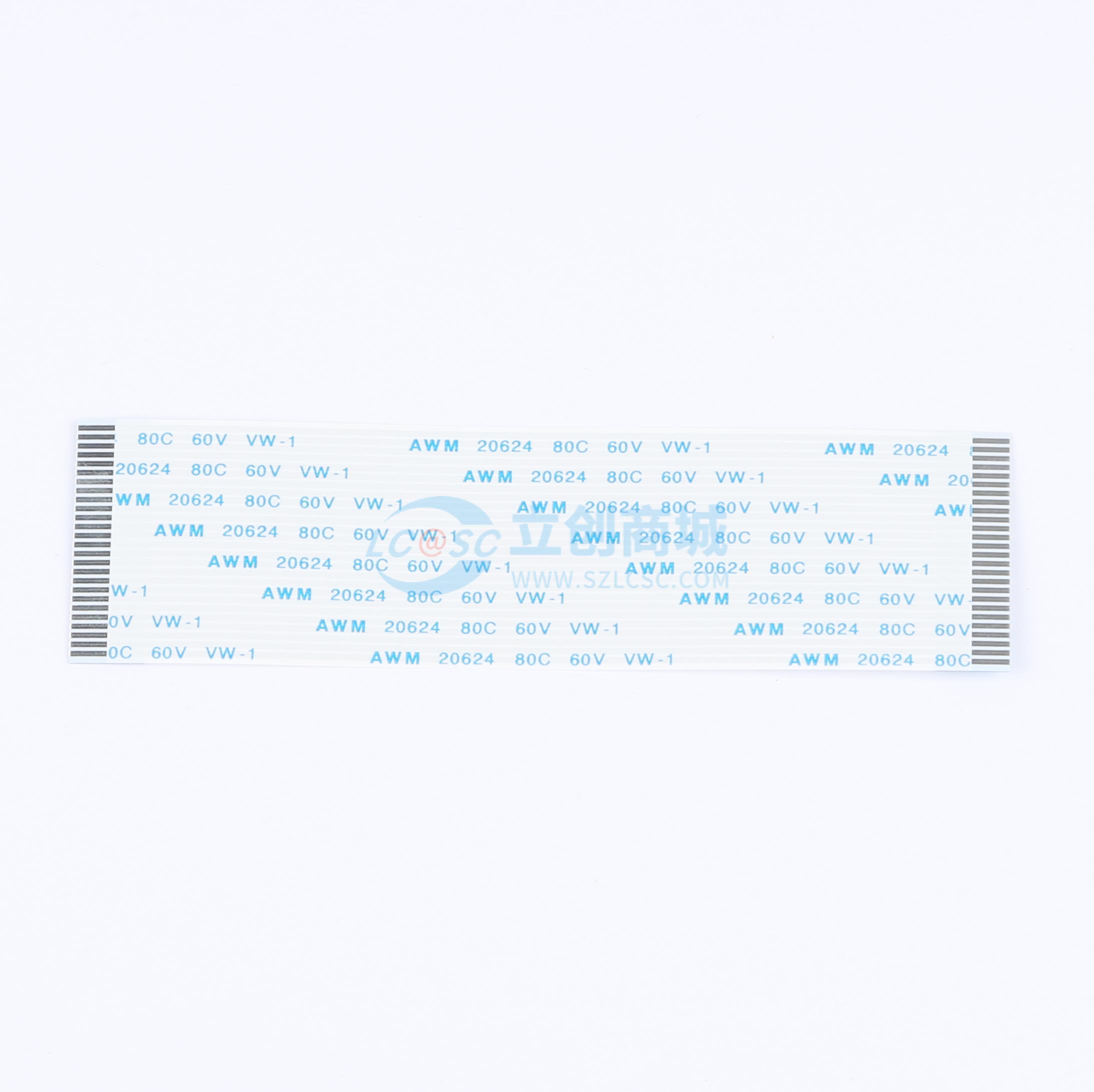 点击查看大图 HX FFC-1.0-26P-100mm实物图