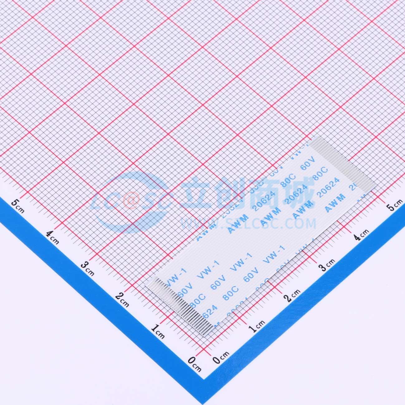 点击查看大图 HX FFC-0.5-32P-50mm实物图