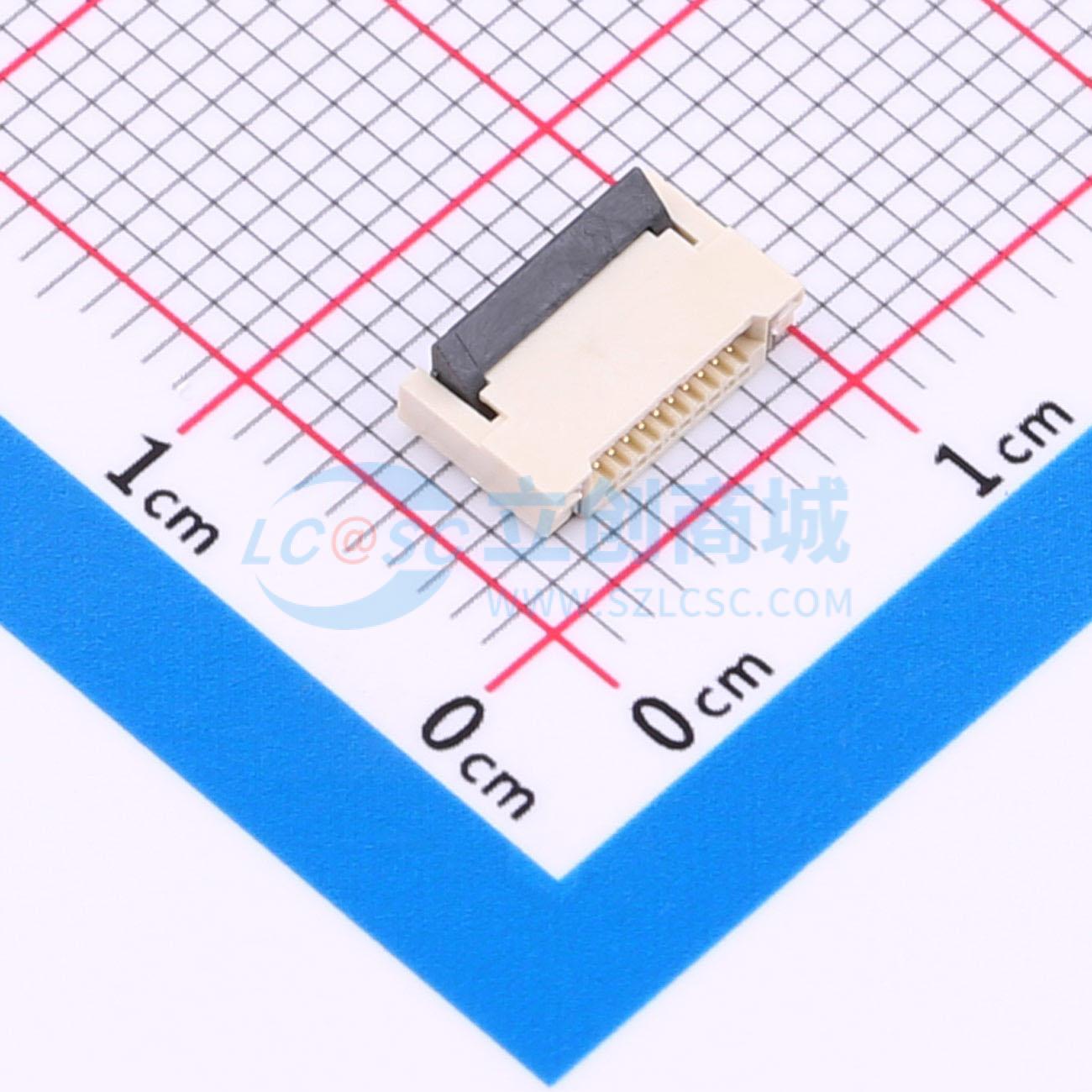 HX FPC 0.5-10P HYH2.0实物图