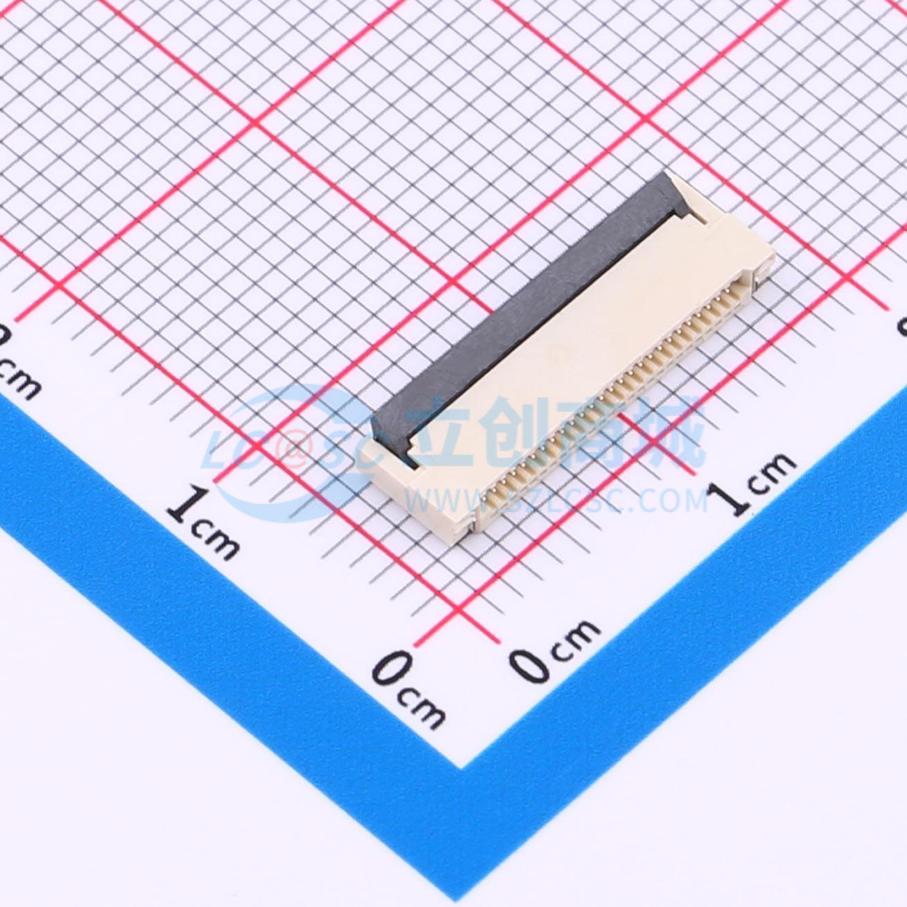 点击查看大图 HX FPC 0.5-26P HYH2.0实物图