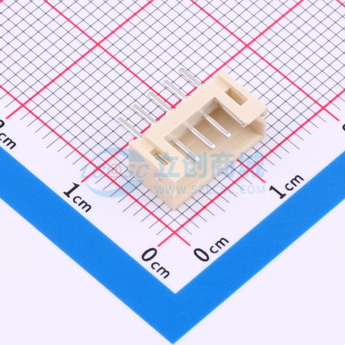 点击查看大图 HX 2.0mm-5P ZZ-MS实物图