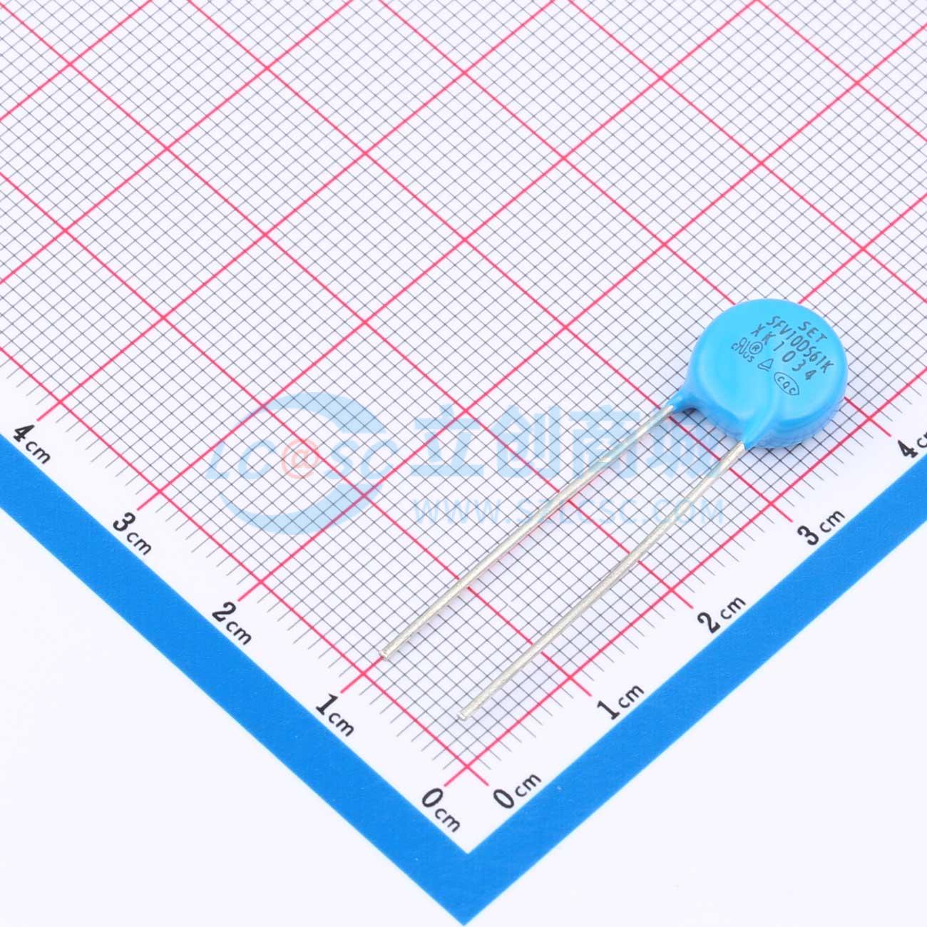 点击查看大图 SFV10D561K实物图