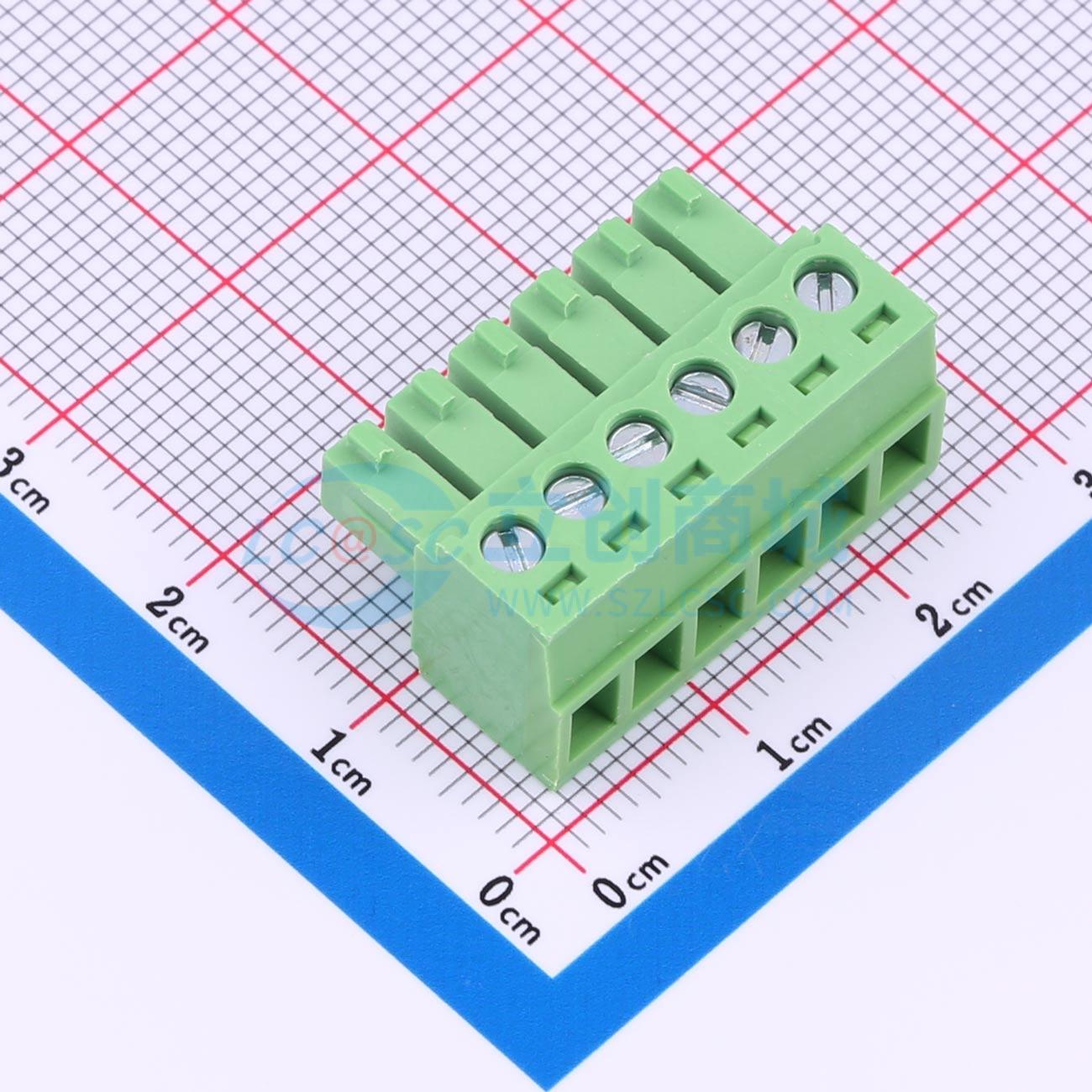 点击查看大图 HC15EDGK-3.81-6P-V实物图
