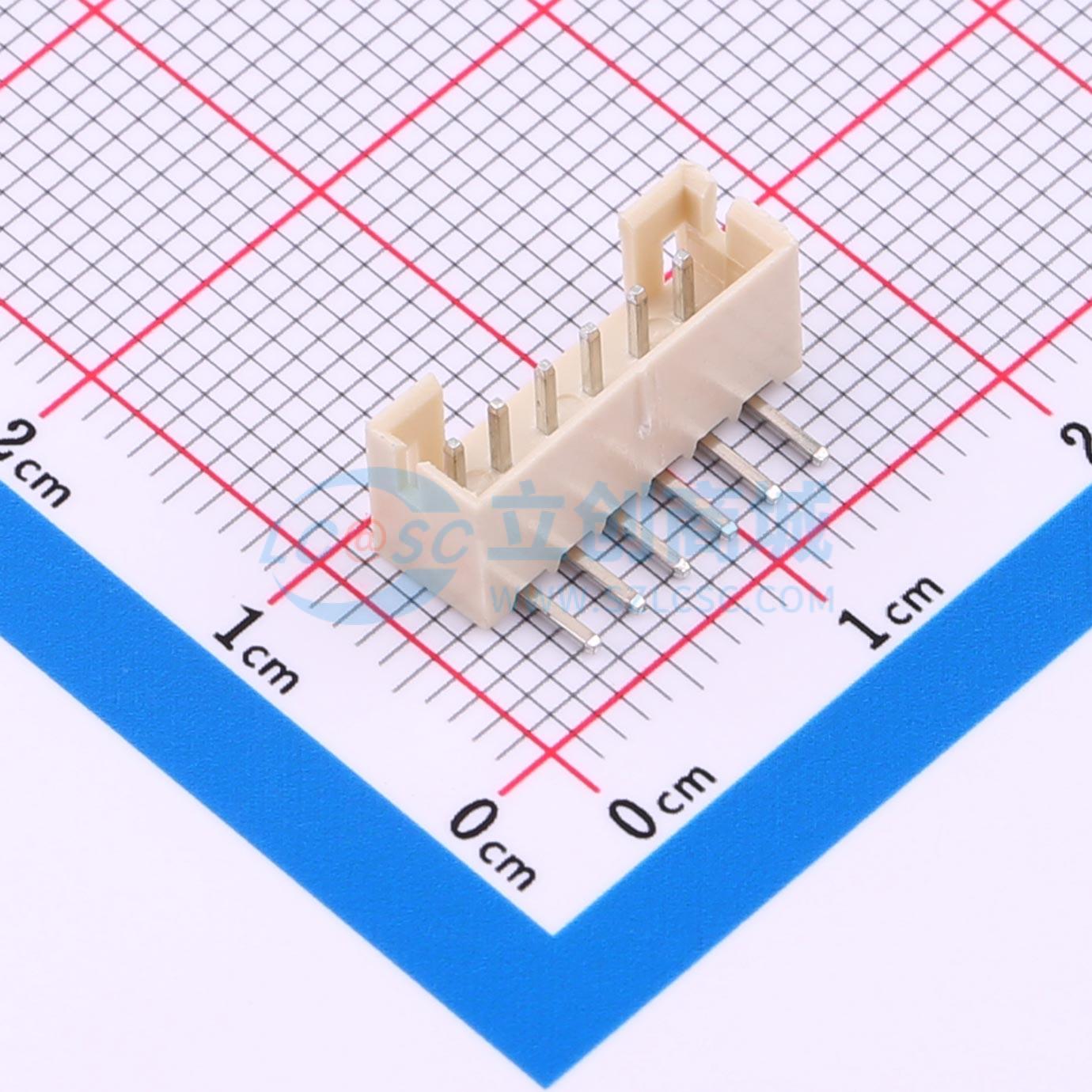 点击查看大图 HX 2.0mm-6P WZ-MS实物图