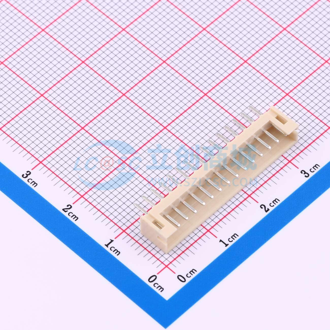 点击查看大图 HX 2.0mm-15P ZZ-MS实物图