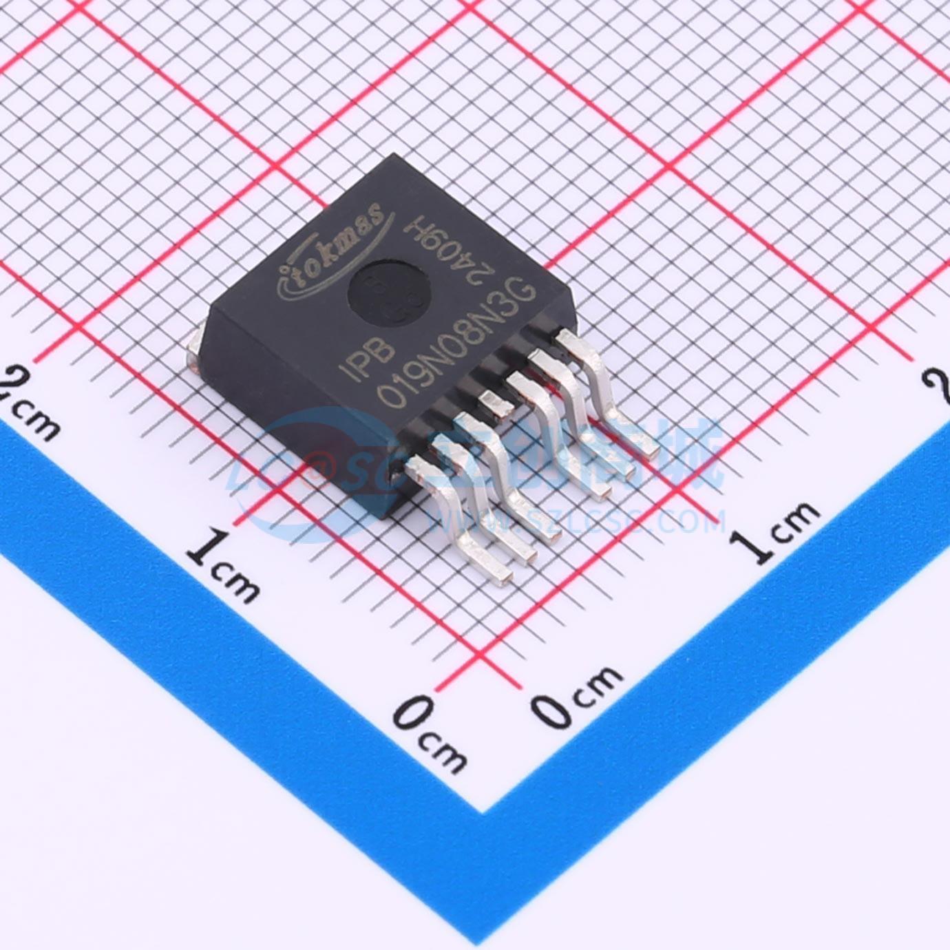 点击查看大图 IPB019N08N3G(TOKMAS)实物图