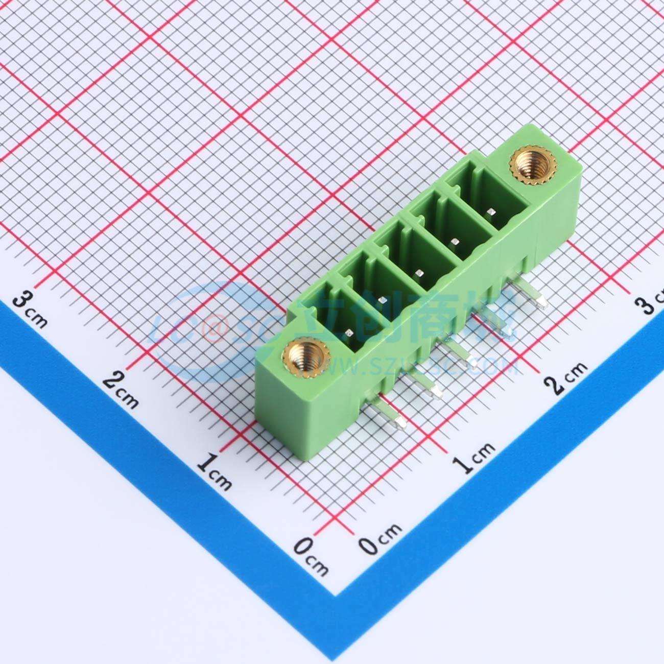 点击查看大图 HC15EDGRM-3.81-5P-V实物图