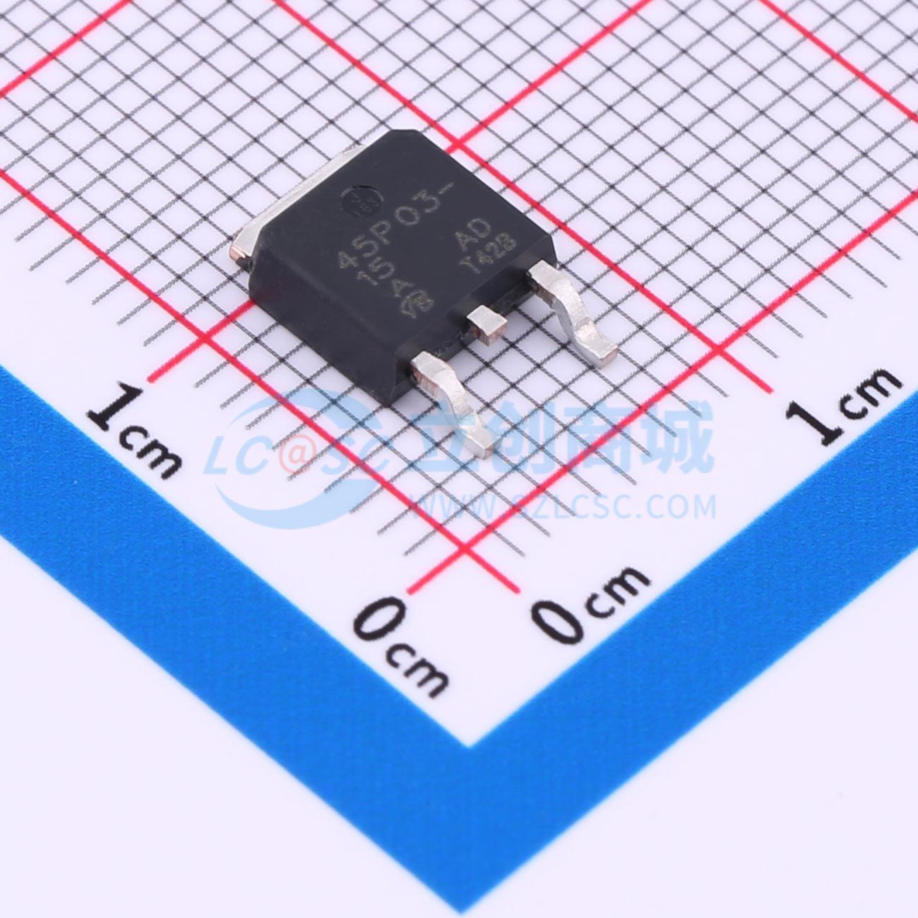 点击查看大图 SUD45P03-15-T1-E3-VB实物图