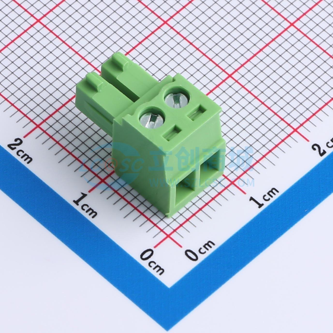 点击查看大图 XD15EDGK-3.81-2P-V实物图