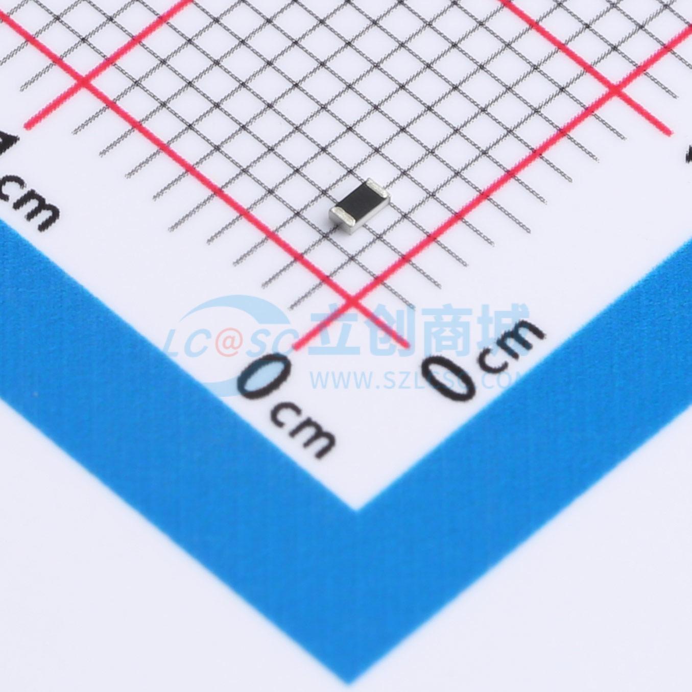 点击查看大图 RT0603BRE071K56L实物图