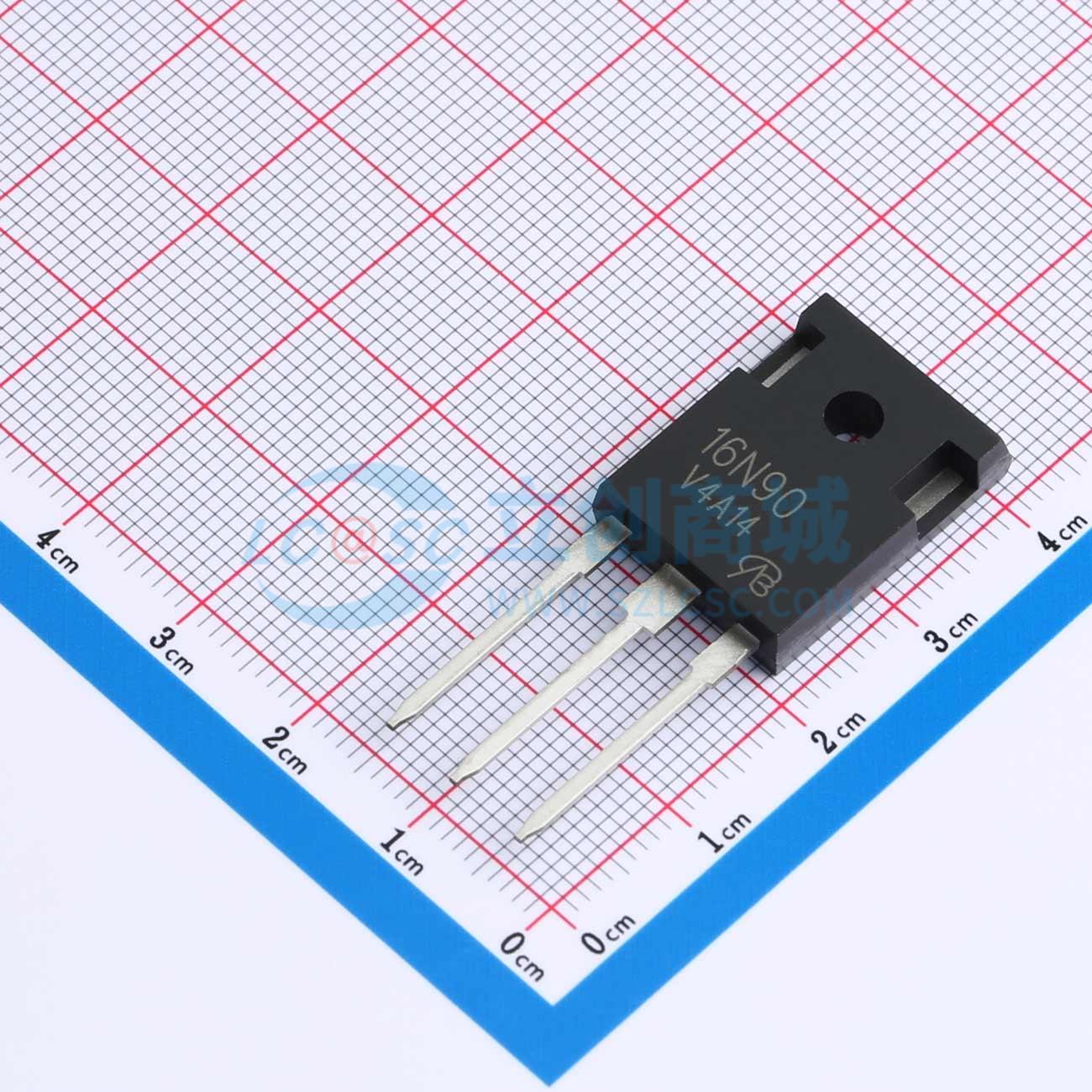 点击查看大图 IXFH16N90Q-VB实物图