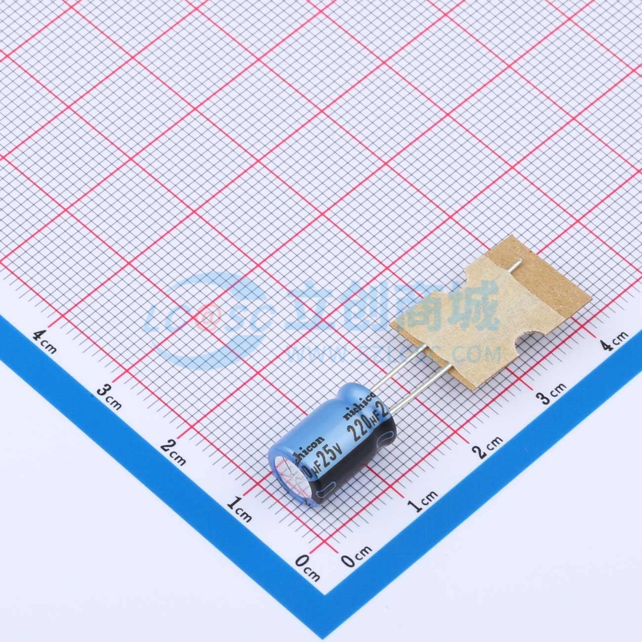 点击查看大图 UKA1E221MPD1TD实物图