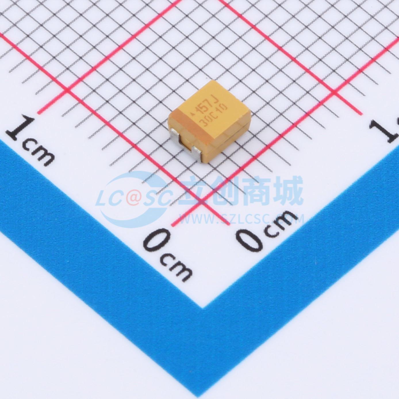 点击查看大图 TAJB157M006RNJ实物图