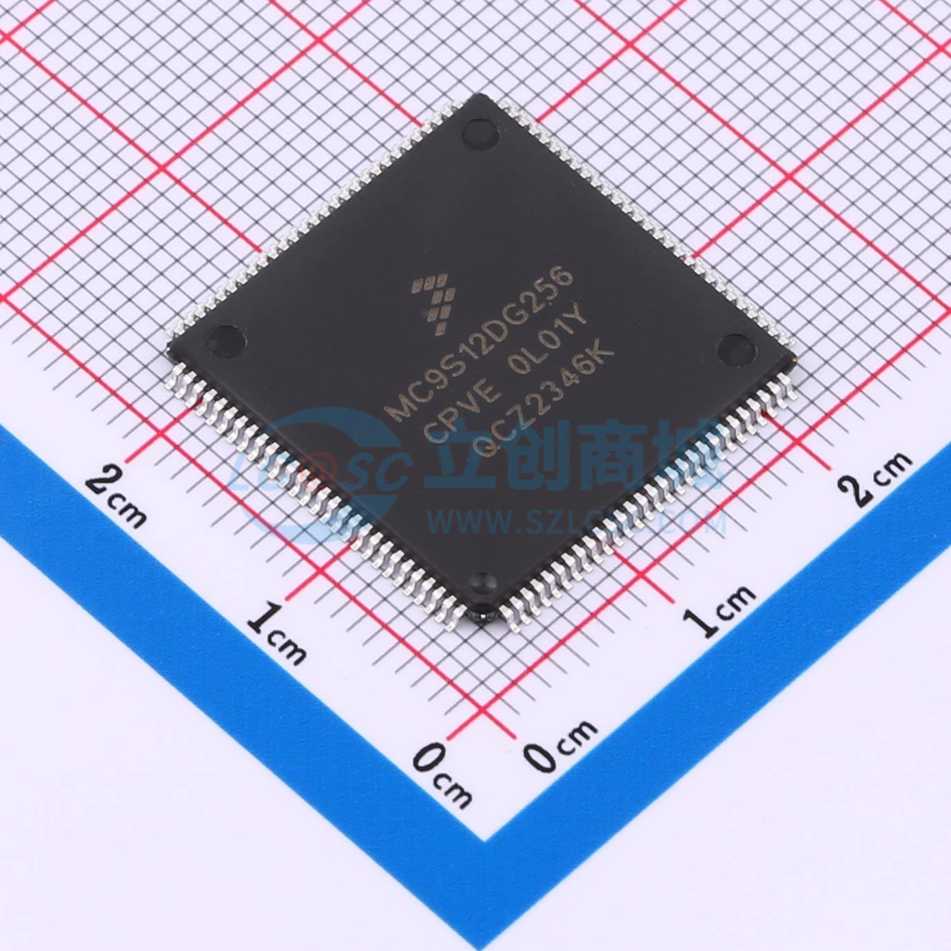 点击查看大图 MC9S12DG256CPVE实物图