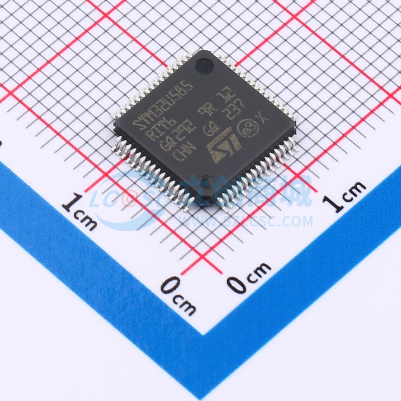 点击查看大图 STM32U585RIT6实物图