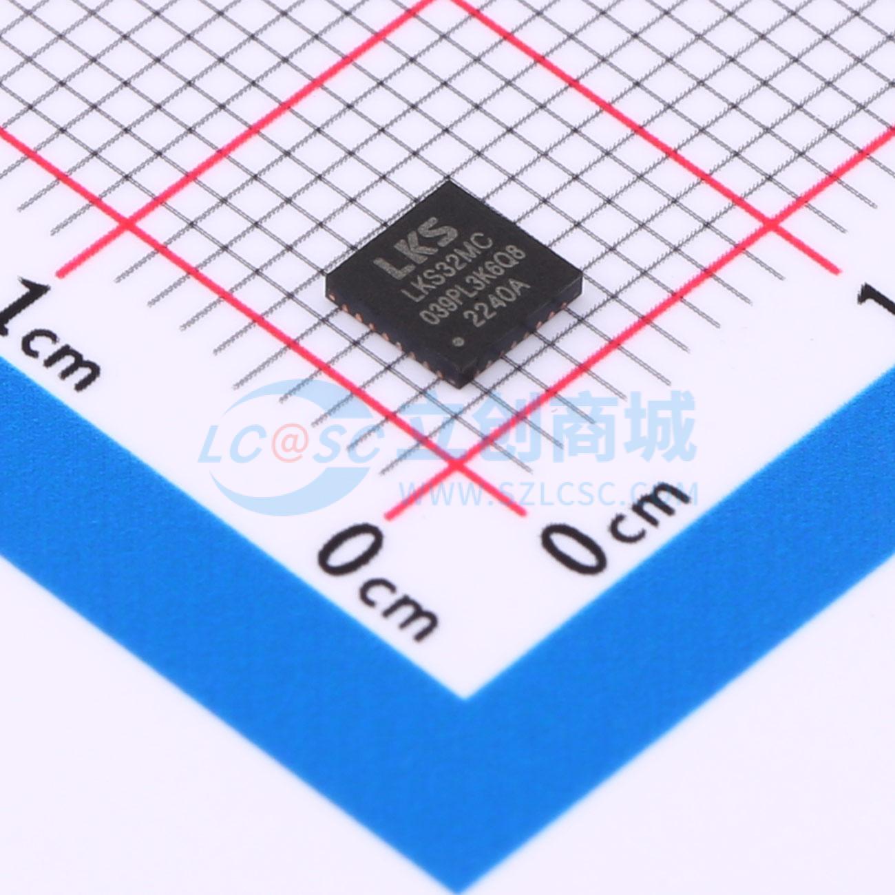 点击查看大图 LKS32MC039PL3K6Q8B实物图