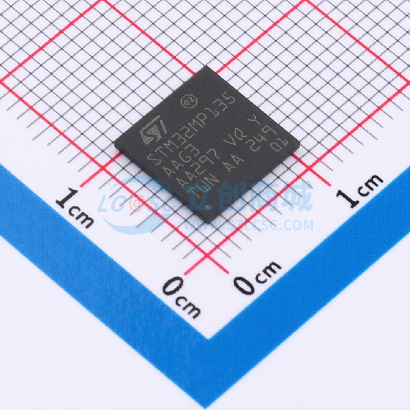 STM32MP135AAG3实物图