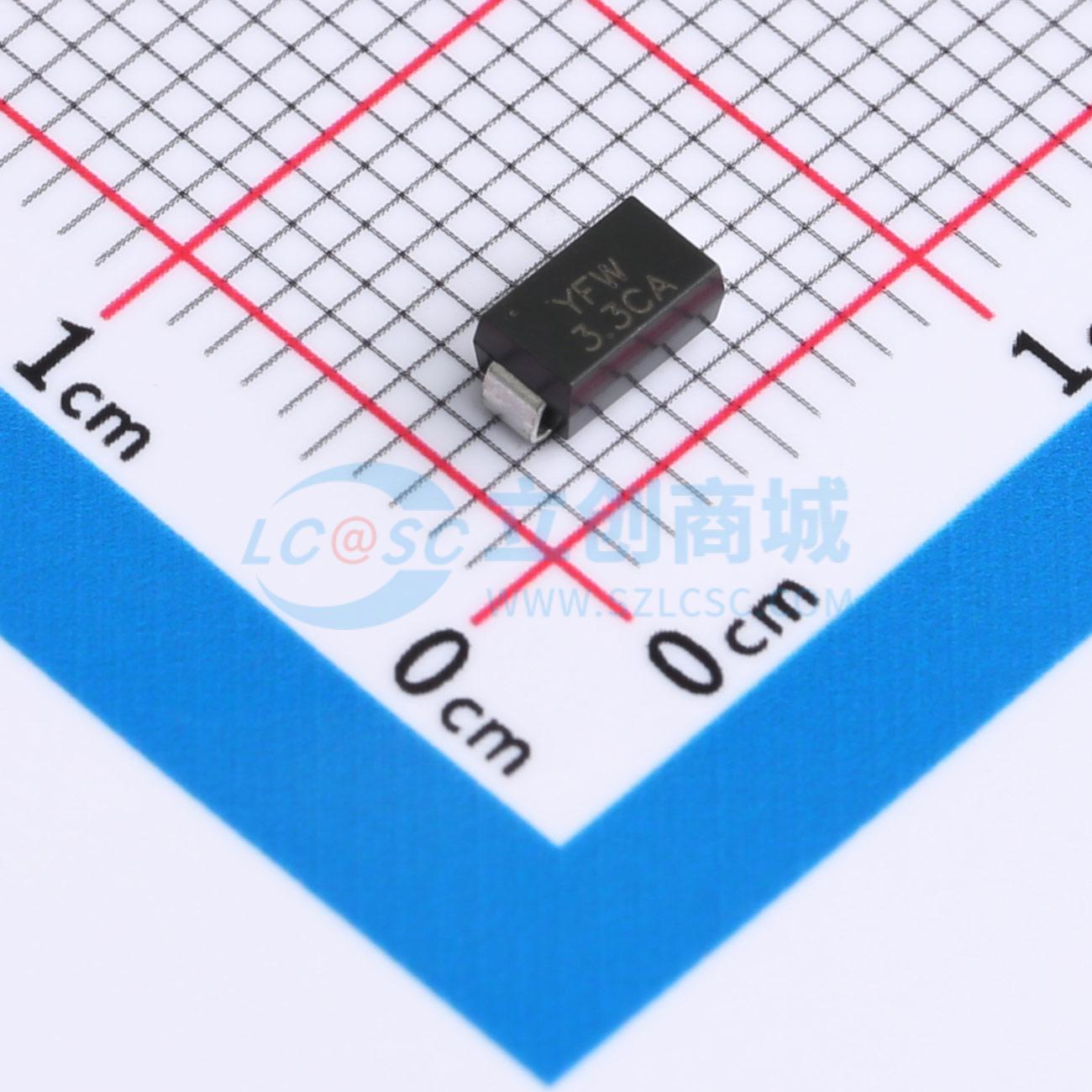 点击查看大图 SMAJ3.3CA实物图