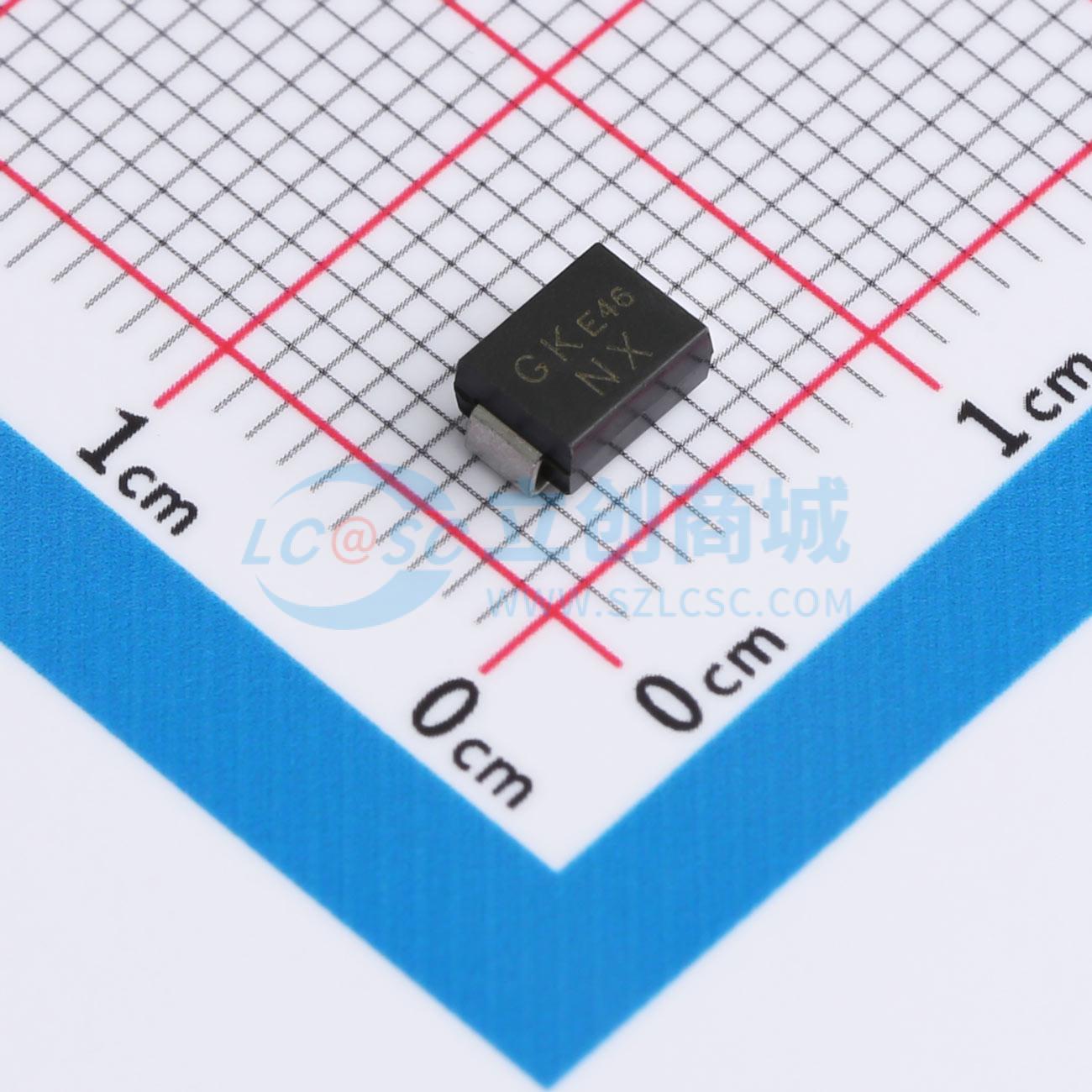点击查看大图 SMBJ90CA实物图