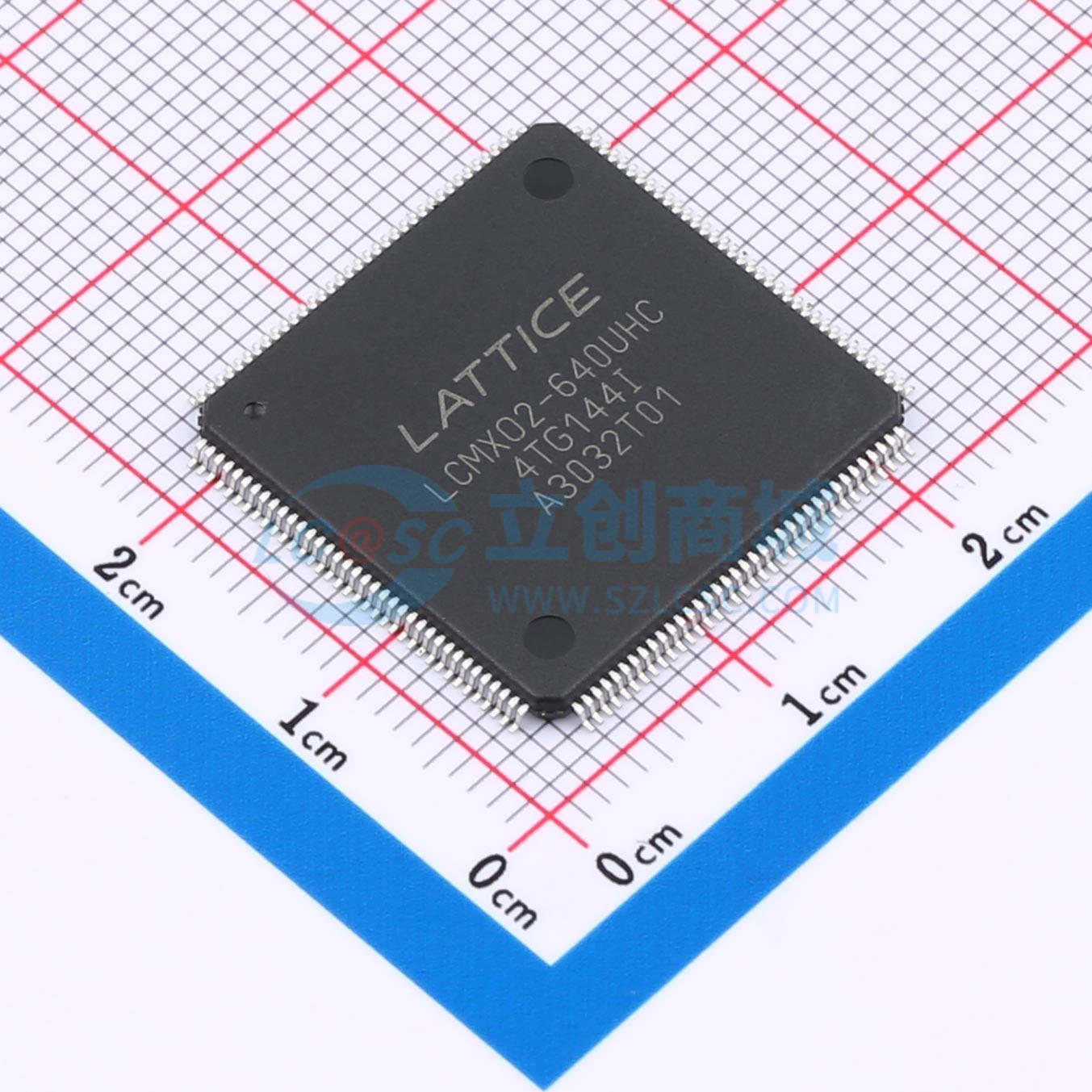 点击查看大图 LCMXO2-640UHC-4TG144I实物图