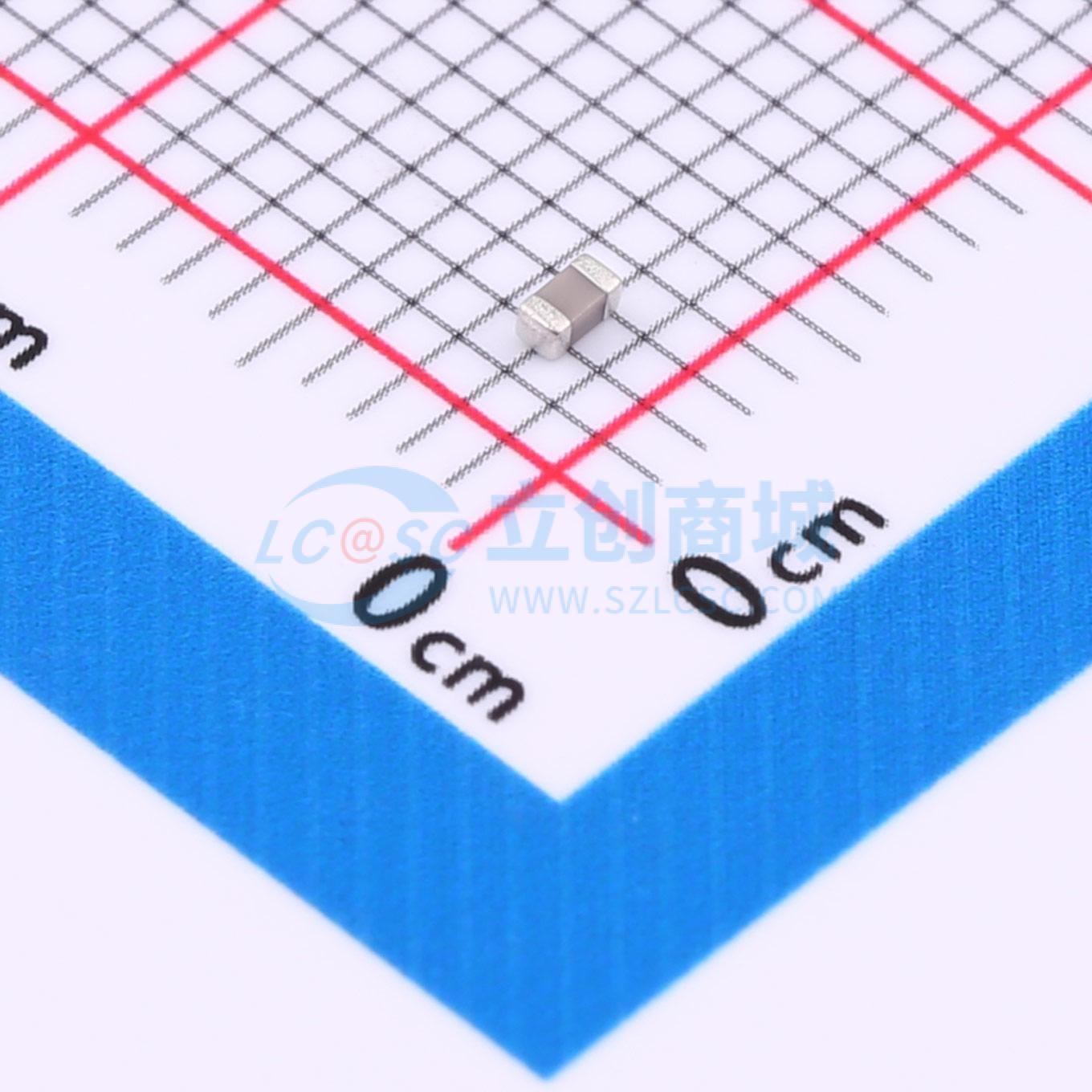 点击查看大图 TCC0603X7R152J500CT实物图