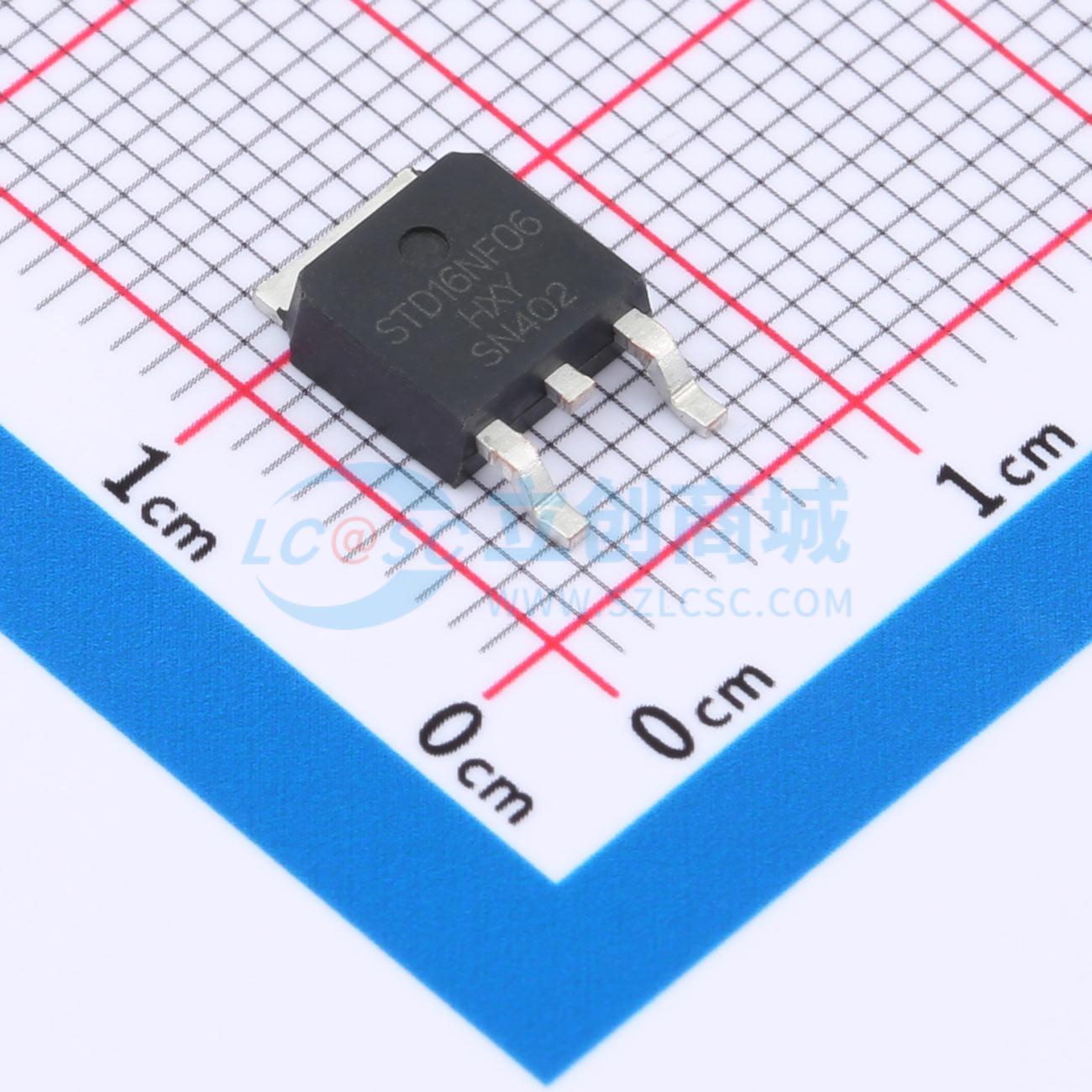 点击查看大图 STD16NF06-HXY实物图