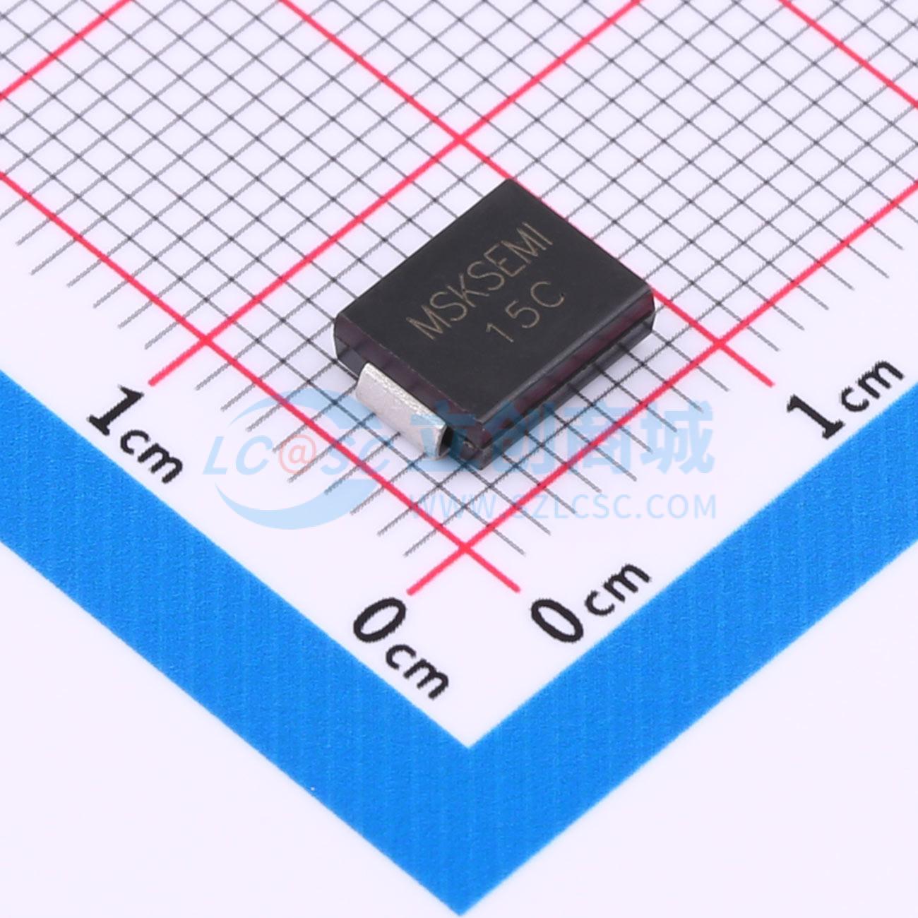 点击查看大图 1.5SMC15CA(MS)实物图